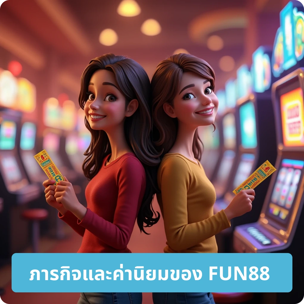 ภารกิจและค่านิยมของ FUN88 – ความมุ่งมั่นเพื่อผู้เล่น ภารกิจและค่านิยมของ FUN88