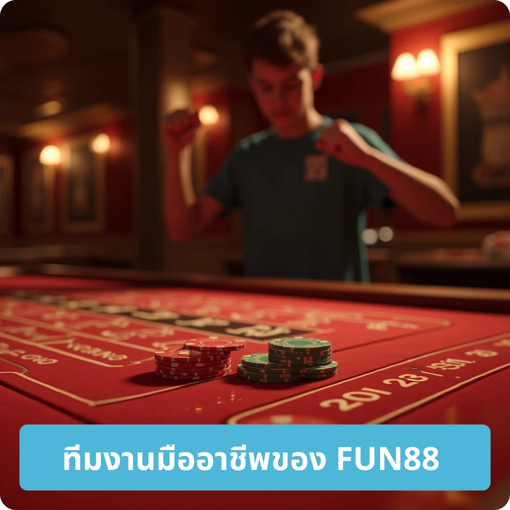 ทีมงานมืออาชีพของ FUN88 – ดูแลคุณอย่างมืออาชีพ ทีมงานมืออาชีพของ FUN88